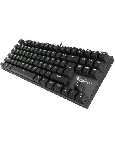 Tastatura mecanica Genesis THOR 300 - TKL, switch albastru,iluminare din spate  verde, pentru PC  - 1