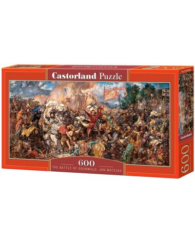 Puzzle panoramic Castorland de 600 piese - Batalia de la Grunwald, Jan Matejko - 1