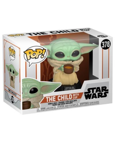 Figurina Funko Pop! Star Wars: The Mandalorian - The Child with cup #378 - 3