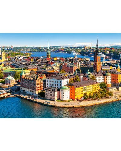 Puzzle Castorland de 500 piese - Stockholm, vechiul oras - 2