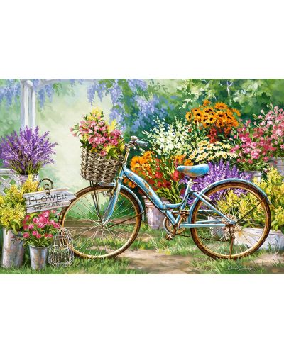Puzzle Castorland de 1000 piese - Flori colorate, Dona Gelsinger - 2