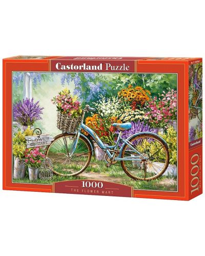Puzzle Castorland de 1000 piese - Flori colorate, Dona Gelsinger - 1