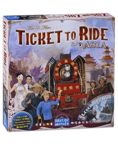 Extensie pentru joc de societate Ticket to Ride - Asia - 1