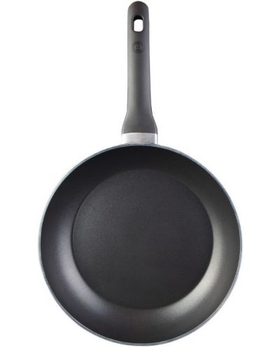 Tigaie MasterChef - 800 ml, Ø24 x 44 cm, aluminiu forjat, negru - 1