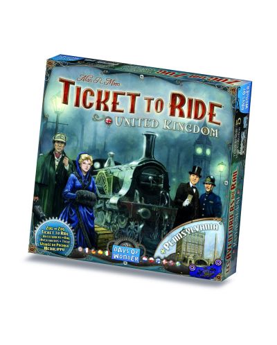 Extensie pentru joc de societate Ticket to Ride - United Kingdom - 1