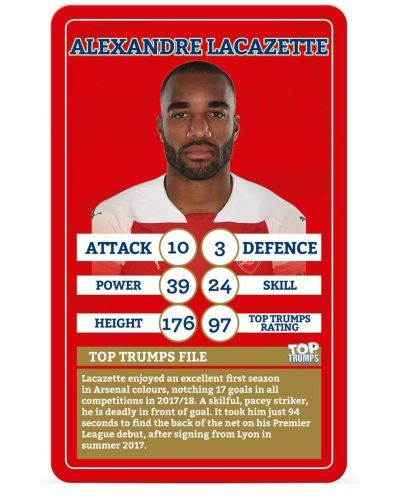 Joc de carti Top Trumps - Arsenal FC - 2