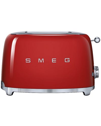 Toaster Smeg - TSF01RDEU, 950W, 6 trepte, roșu - 1