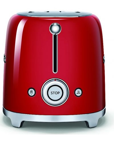 Toaster Smeg - TSF01RDEU, 950W, 6 trepte, roșu - 3