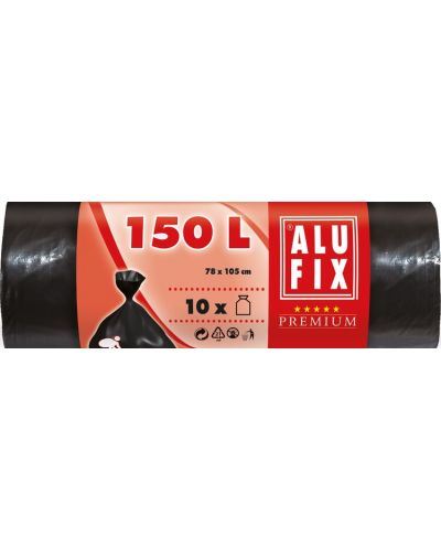 Saci de gunoi ALUFIX - 150 l, 10 buc. - 1