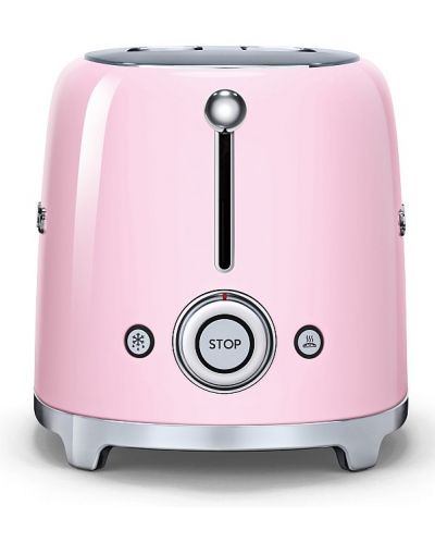 Toaster Smeg - TSF01PKEU, 950W, 6 trepte, roz - 3