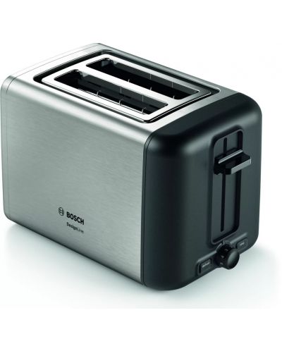 Prajitor de paine Bosch - TAT3P420, 970W, 1 trept prajire, negru/gri - 1