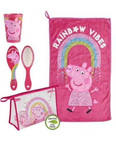 Geantă de toaletă Cerda Peppa Pig - Cu accesorii - 1