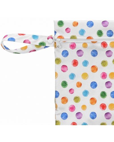 Geanta pentru haine umede Xkko - Polka Dots, 30 x 45 cm - 2