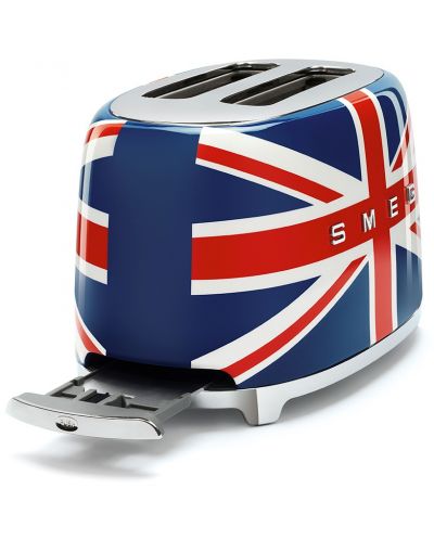 Toaster Smeg - TSF01UJEU, 950W, 6 trepte, steag englezesc - 4