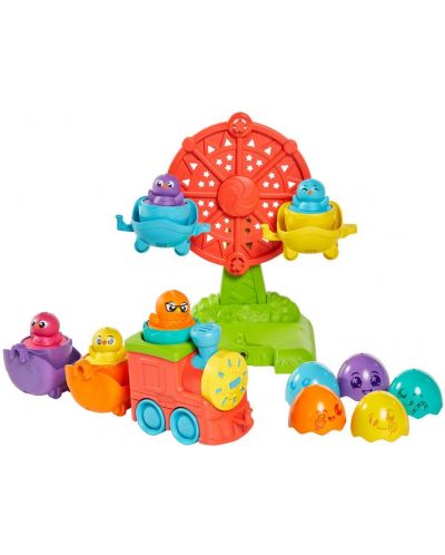Jucărie pentru copii 2 în 1 Tomy Toomies - Tren de aventură - 1