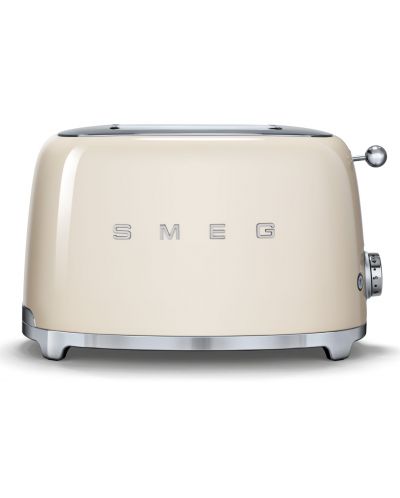 Toaster Smeg - TSF01CREU, 950W, 6 trepte, bej - 1