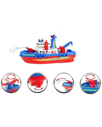 Jucarie pentru copii Toi Toys - Barca de salvare care pulverizeaza apa - 2