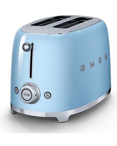 Toaster Smeg - TSF01PBEU, 950W, 6 trepte, albastru - 2