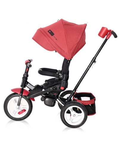 Tricicleta cu roti gonflabile Lorelli - Gagyar, Red & Black Luxe - 4