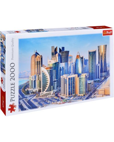 Puzzle Trefl de 2000 piese - Doha, Qatar - 1