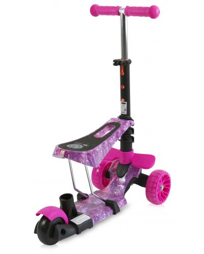 Scooter cu scaun Lorelli - Draxter Plus Pink Galaxy - 2