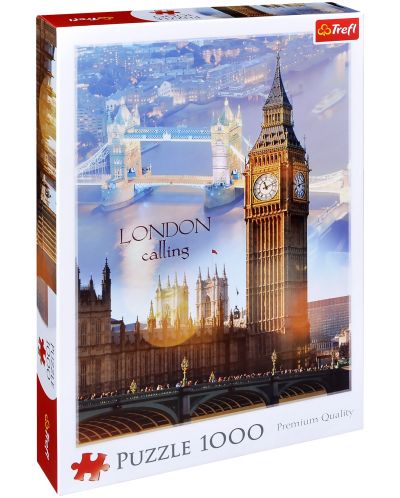 Puzzle Trefl de 1000 piese - Londra in zori - 1