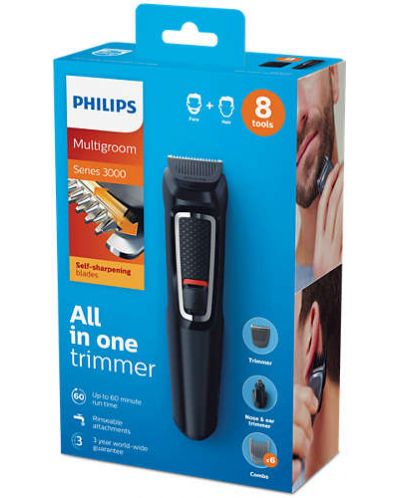 Trimmer Philips Multigroom series 3000 „8 in 1“ MG3730/15	 - 5