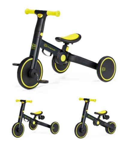 Triciclu 3 în 1 KinderКraft - 4trike, Black - 2