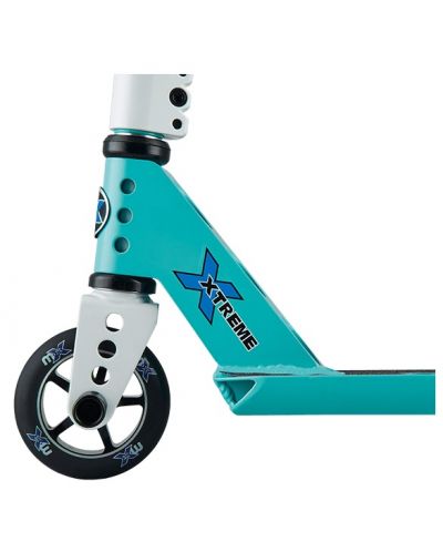 Scooter pentru cascadorii Micro - MX Trixx, mentă și alb - 4