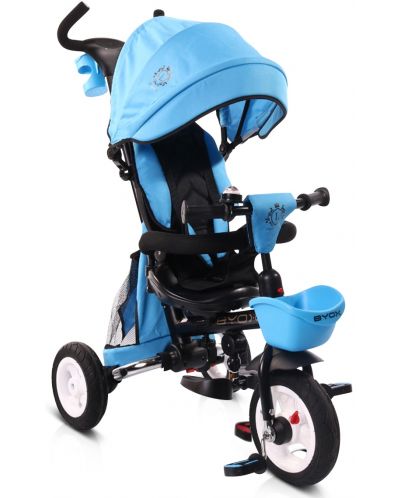 Tricicleta pliabilă Byox - Flexy Lux, albastru - 1