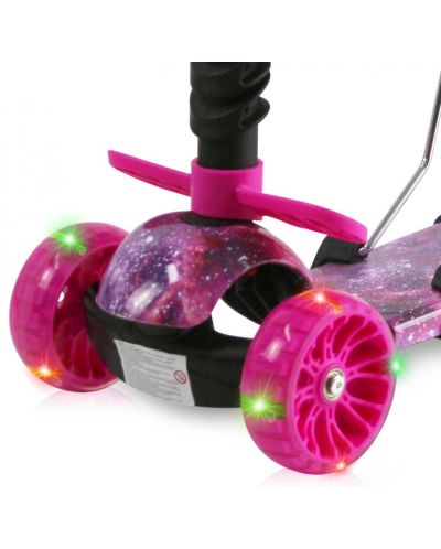 Scooter cu scaun Lorelli - Draxter Plus Pink Galaxy - 3