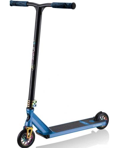 Trotineta Globber stunt scooter - GS 900 deluxe, neagra/ albastra - 1