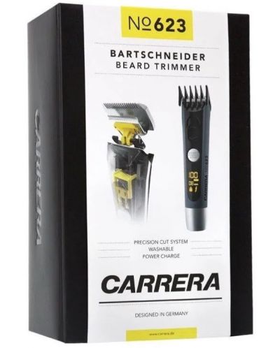 Aparat de tuns barba Carrera - Professional No.623, negru/gri - 8