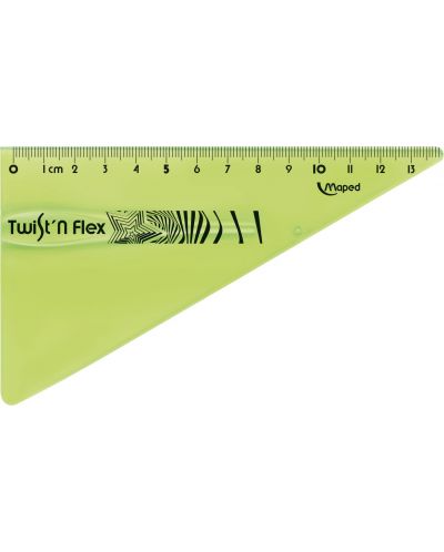 Triunghi Maped Twist'n Flex - 15 cm, verde - 2