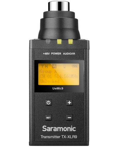 Transmițător Saramonic - TX-XLR9, pentru UwMic9, negru - 1