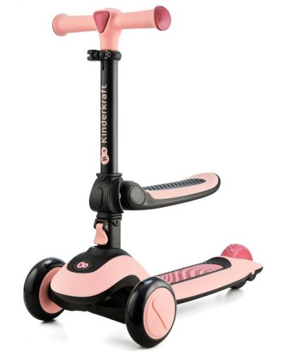 Tricicletă KinderKraft - Halley, Rosa roz - 1