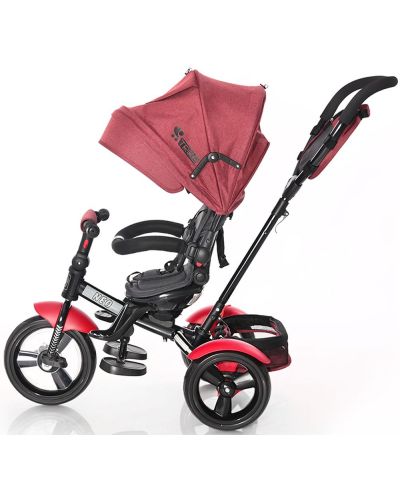 Tricicleta Lorelli - Neo, Red&Black Luxe, cu roti EVA  - 2