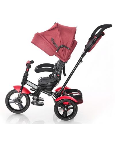 Tricicleta cu roti gonflabile Lorelli - Neo, Red & Black Luxe - 3