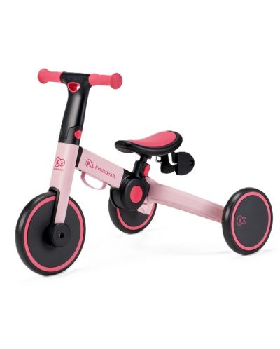 Triciclu 3 în 1 KinderКraft - 4trike, Pink - 1