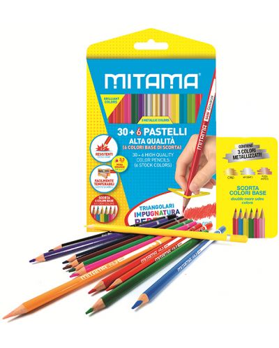 Creioane de culoare Mitama - 36 de culori - 1