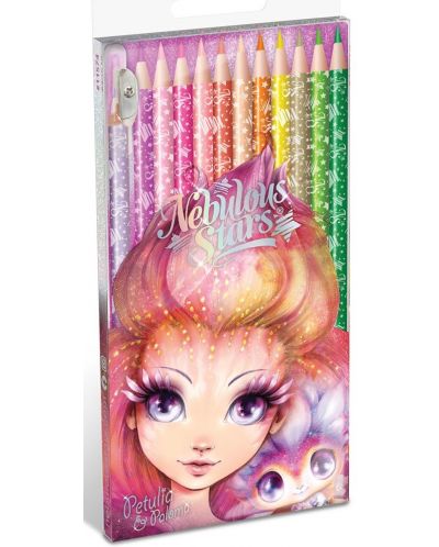 Creioane colorate Nebulous Stars - Printesa Petunia, 12 bucati - 1