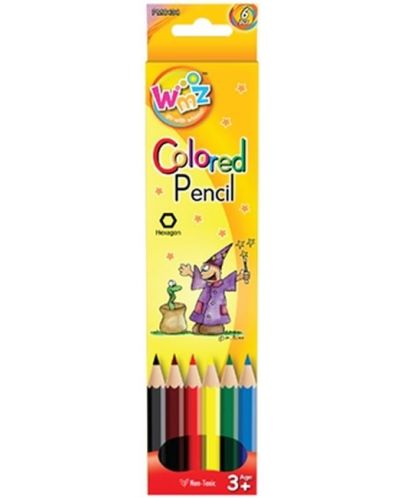 Creioane colorate Beifa WMZ - 6 culori - 1