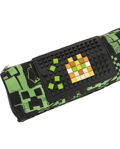 Husă cilindrică Panini Minecraft - Pixels Green - 3