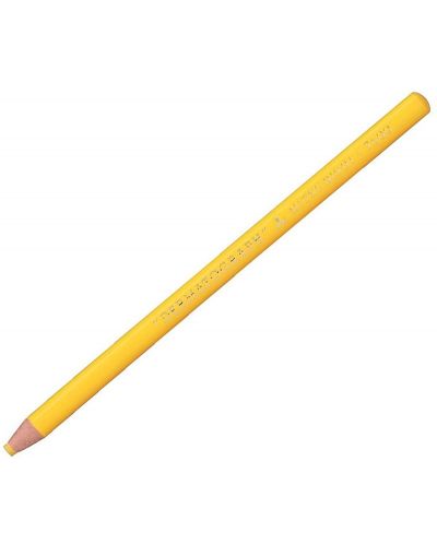 Creion colorat Uni Dermatograf - galben, pe baza de ulei - 1