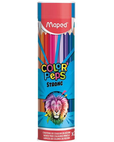 Creioane colorate Maped Color Peps - 36 de culori, in tub - 1