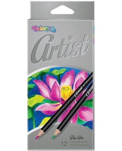 Creioane colorate Colorino Artist - 12 culori - 1
