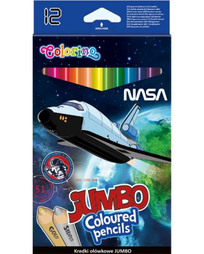 Colorino - Jumbo Nasa, 12 culori - 1