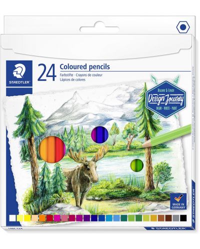 Creioane colorate Staedtler Design Journey - 24 de culori - 1