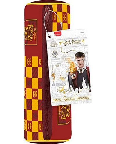 Geanta de scoala cilindrica Maped Harry Potter - visiniu - 2