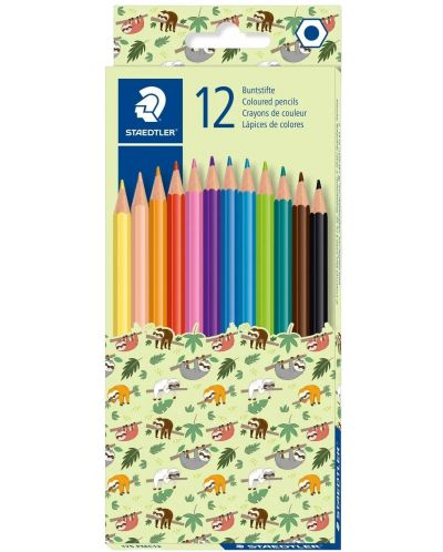 Creioane colorate Staedtler Pattern 175 - 12 culori, sortiment - 3